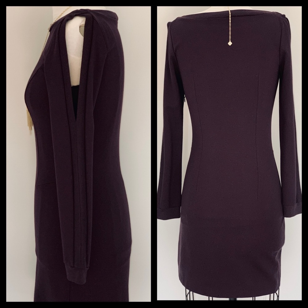 All Saints Emelle Cold Shoulder Dress 6 - Picture 2 of 8